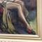 Антикварная картина «Женщина в ожидании близости»