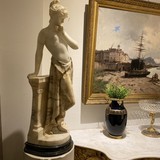 Large antique sculpture "Lady"