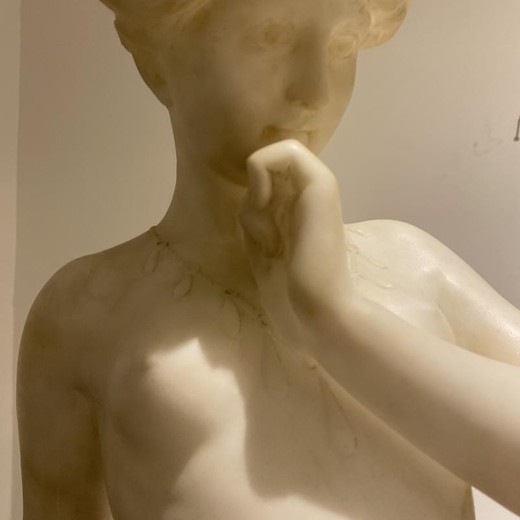 Large antique sculpture "Lady"