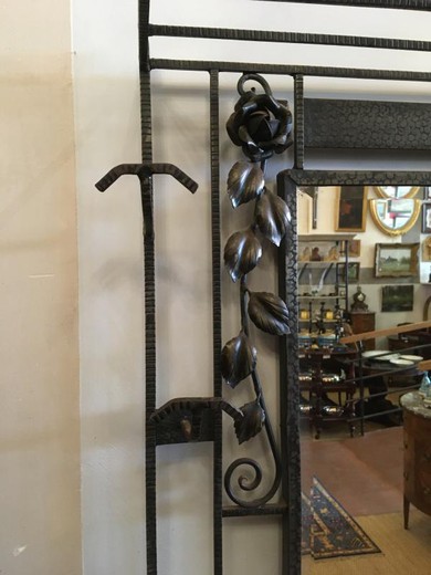 Antique art deco wall stand