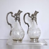 Pair of antique decanters