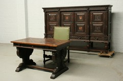 Antique renaissance office set