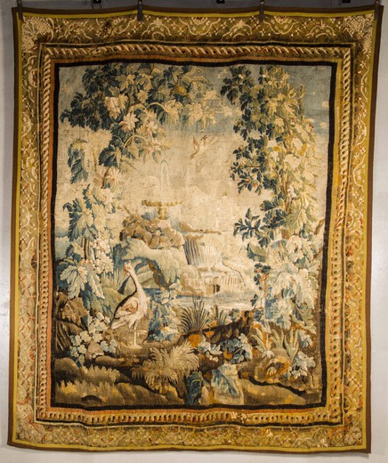 Antique tapestry "Waterfall"