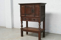 Antique gothic cabinet