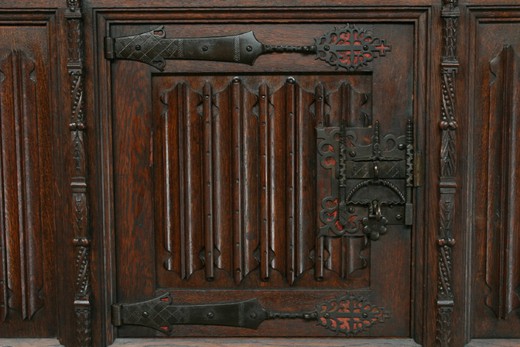 Antique gothic cabinet