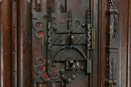 Antique gothic cabinet