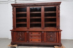 Antique renaissance style bookcase