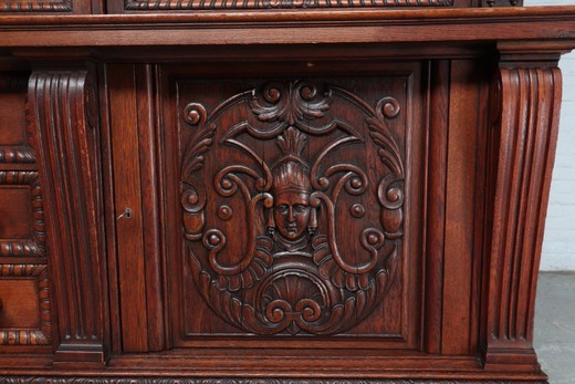 Antique renaissance style bookcase