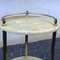 Antique onyx side table