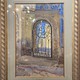 Antique painting "Courtyard of Bukhara"