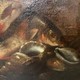 Антикварная картина «Натюрморт с карпами»