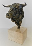 Antique sculpture "Bull's head"