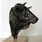 Антикварная скульптура "Голова быка"