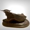 Антикварная скульптура «Лежащий бык»