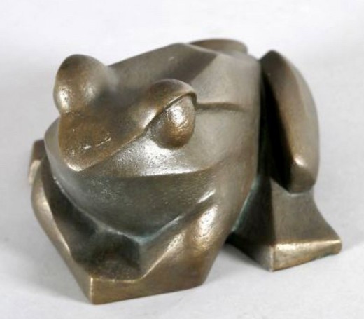 Антикварная скульптура "Лягушка"