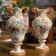 Antique pair vases