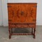 Antique Jacobean style bar cabinet