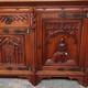Antique Gothic style sideboard