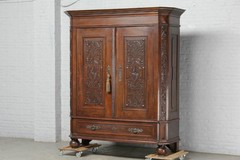 Antique Renaissance style wardrobe