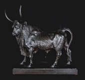 Ancient sculpture "Roman bull"