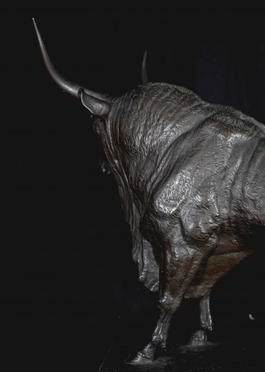 Ancient sculpture "Roman bull"