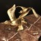 antique sculpture in brass ''ducks"