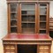 walnut gothic style bookcase