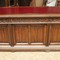 walnut gothic style bookcase