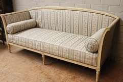 Paint Louis XVI sofa in perfect condition