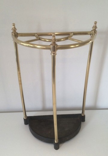 антикварная мебель - подставка для зонтов из чугуна и латуни