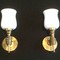 Парные бра из латуни