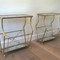Парные столики из латуни