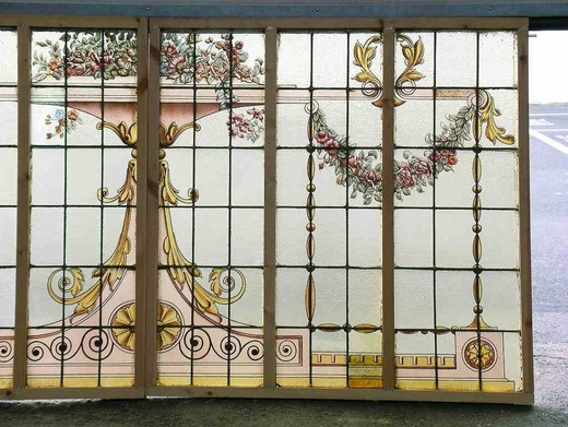 старинный витраж арт-деко