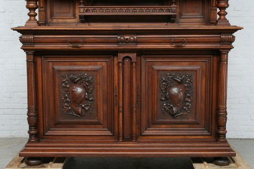 furniture in walnut buffet in Renaissance style