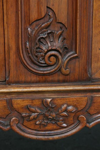furniture in walnut buffet Louis XV 1900