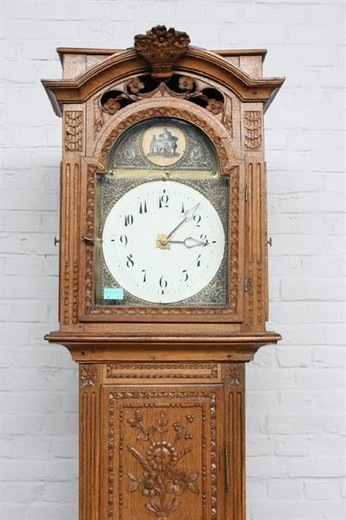 vintage grandfather clock