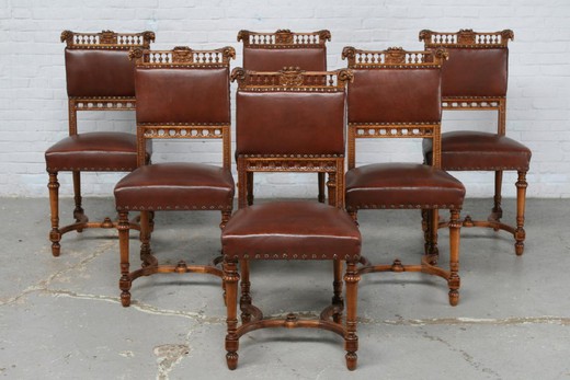 антикварная мебель - стулья в стиле ренессанс