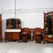 Art-nouveau mahogany bedroom set