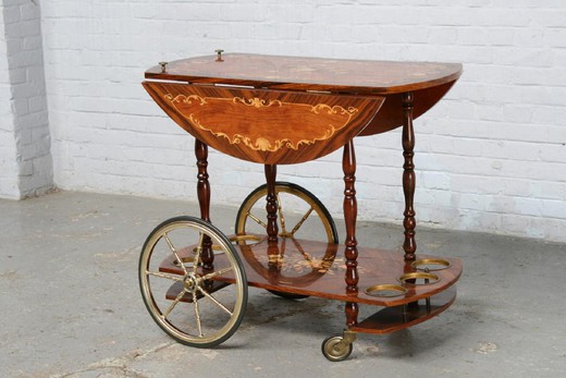 старинная мебель - тележка для напитков рококо