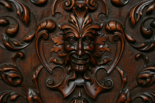 набор мебели из ореха - буфет и сервант ренессанс