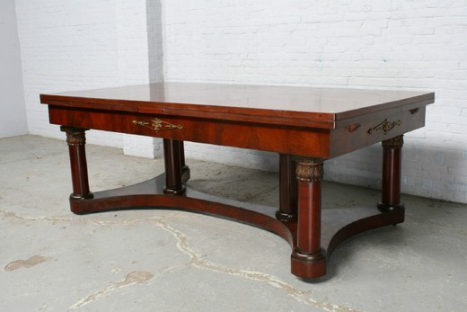 мебель из красного дерева - стол раскладной, стиль ампир, 19 век