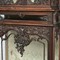 antique excellent XIXTh C liege display cabinet