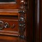antique renaissance mahogany bookcase 1880s