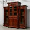 antique renaissance mahogany bookcase 1880s