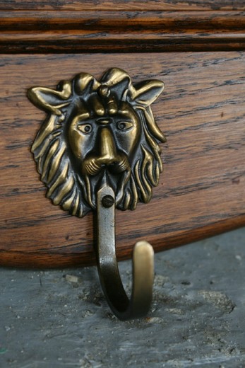 антикварная дубовая вешалка, 1920 года