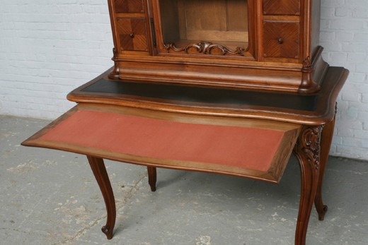 мебель антик - рабочий стол в стиле людовик 15, палисандр, 19 век