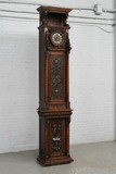 Grandfather clock Renaissance Style France Walnut 1890