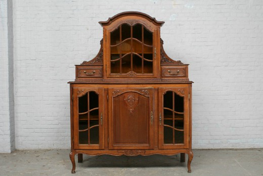 антикварная мебель - кабинет из дуба людовик 15, 1920 год
