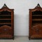 Antique louis XV pair vitrines