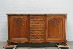 Antique liege style sideboard